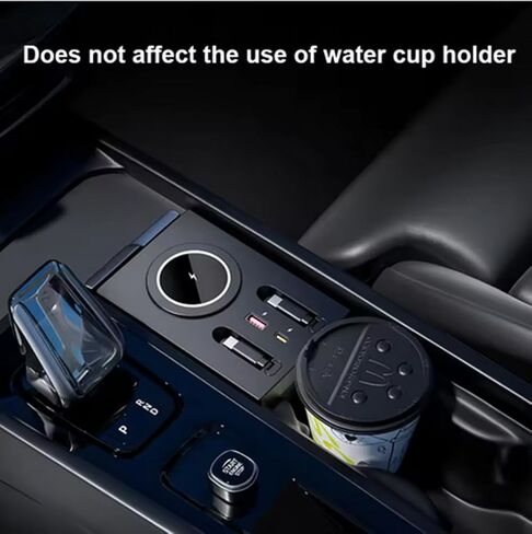 JOYSOY 135W Wireless Cell Phone Automobile Chargers for Volvo XC90 S90 V90 XC60 S60 Phone Charging Pad with Type C&Lightning Cable in Saudi Arabia