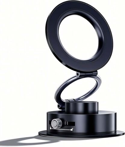 Car Phone Mount with Strong Suction Cup, Magnetic Phone Holder for Car Dashboard & Windshield, iPhone Car Mount for Most 4-7 Inch Smartphones(Black) in Saudi Arabia