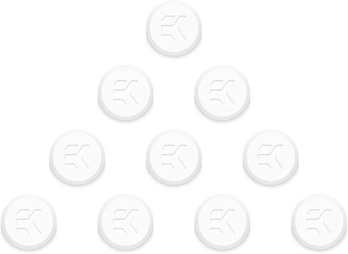 EKWB EK-غطاء قابس عزم الدوران الكمي، أبيض، 10 عبوات in Kuwait