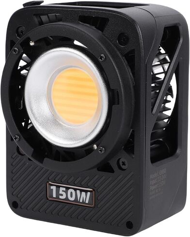 Yunseity CCT, 150W COB LED Video Light with 2700K 6500K Bi Color Temperature, 13300lux Brightness, App Remote Control, for Photography, Live Streaming, Interviews (US Plug) in Saudi Arabia