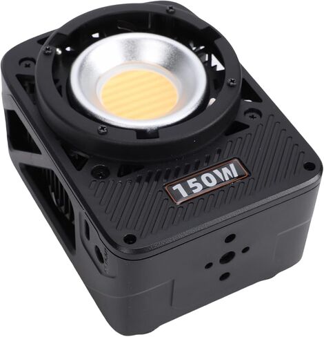 Yunseity CCT, 150W COB LED Video Light with 2700K 6500K Bi Color Temperature, 13300lux Brightness, App Remote Control, for Photography, Live Streaming, Interviews (US Plug) in Saudi Arabia