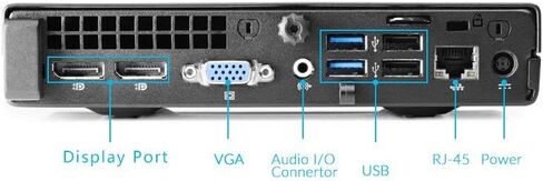 كمبيوتر HP EliteDesk 705 G1 Mini AMD 3.1 جيجا هرتز، ذاكرة الوصول العشوائي 8 جيجا، Windows 11 (مجدد معتمد) (متجدد) in Kuwait