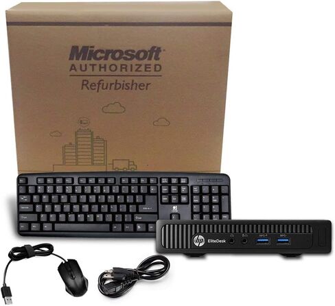 كمبيوتر HP EliteDesk 705 G1 Mini AMD 3.1 جيجا هرتز، ذاكرة الوصول العشوائي 8 جيجا، Windows 11 (مجدد معتمد) (متجدد) in Kuwait