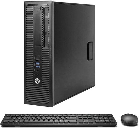 كمبيوتر مكتبي HP EliteDesk 800 G1 SFF، جهاز كمبيوتر مكتبي مجدد بتقنية WiFi i7، وأجهزة كمبيوتر مكتبية تعمل بنظام Windows 11، وذاكرة الوصول العشوائي 16 جيجا، ومحرك أقراص SSD سعة 256 جيجابايت + محرك أقراص ثابتة سعة 500 جيجابايت، وDVDRW، وDP، وHDMI، وBT، ولوح in Kuwait