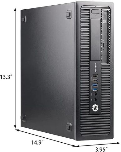 كمبيوتر مكتبي HP EliteDesk 800 G1 SFF، جهاز كمبيوتر مكتبي مجدد بتقنية WiFi i7، وأجهزة كمبيوتر مكتبية تعمل بنظام Windows 11، وذاكرة الوصول العشوائي 16 جيجا، ومحرك أقراص SSD سعة 256 جيجابايت + محرك أقراص ثابتة سعة 500 جيجابايت، وDVDRW، وDP، وHDMI، وBT، ولوح in Kuwait