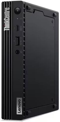 كمبيوتر لينوفو ثينك سنتر M70q ميني تايني بيزنس المكتبي، كور i3-10100، ذاكرة وصول عشوائي 16 جيجا، 256 جيجا اس اس دي، لوحة مفاتيح، ماوس، منفذ عرض، واي فاي، ويندوز 11 برو (متجدد) in Kuwait