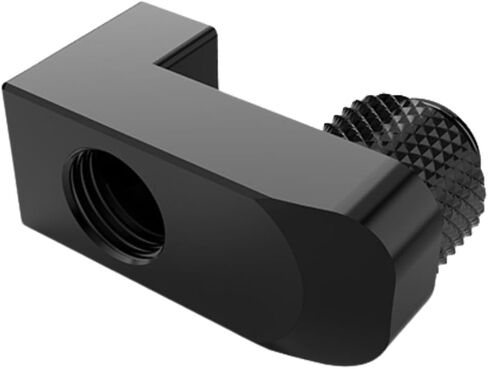 Bykski G 1/4in. Male to Female Supported Rotary 25mm Offset Fitting for Custom Watercooling Computers (CC-HR-25-X) - Black in Saudi Arabia