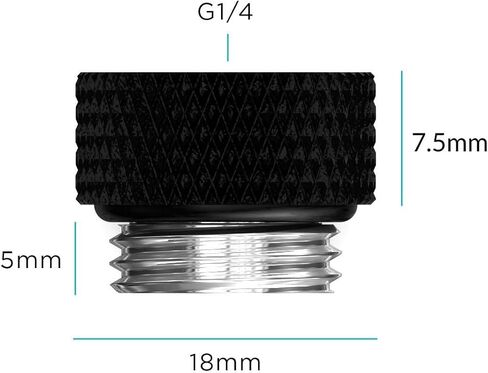 PrimoChill Male to Female G 1/4in. 7.5mm SX Extension Coupler - Sky White in Saudi Arabia