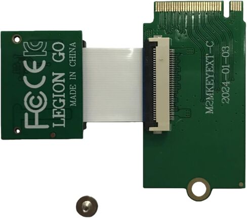 لـ Legion Go Handheld M.2 NVMe PCIe 3.0 2280 استبدال 2242 SSD محول توسيع بطاقة اللوحة كابل FPC، اللوحة الأم لسطح المكتب 2242 إلى 2280 SSD محول، PCIe 3.0 بطاقة ذاكرة عالية السعة قابلة للتوسيع in Kuwait