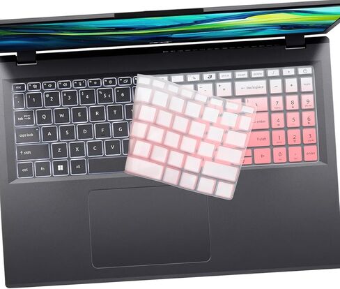 2 PCS Keyboard Cover for Aspire 15 A15-41M-R2CN/R8Y2&A15-51M-59QV/76AR&A15-61M-R8B0,Aspire Go 15 AG15-31P-C1KN/P5TG&AG15-32P-39R2&AG15-51P-79LC&AG15-71P-794K,Aspire 16 A16-51GM-71YF/16 AI A16-11M in Saudi Arabia