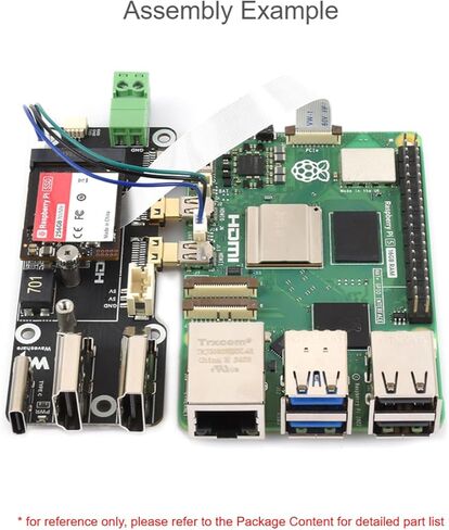 PCIe to M.2 Multifunctional Adapter, Compatible with Raspberry Pi 5, Two Power Supply Methods, Supports Dual 4K Outputs in Saudi Arabia