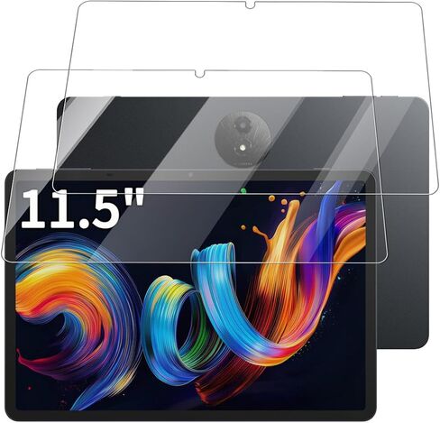 واقي شاشة مقاس 11.5 بوصة لجهاز TCL NXTPAPER 11 Plus Android Tablet (موديل 9469X)، طبقة من الزجاج المقوى بصلابة 9H مضادة للخدش ومضادة لبصمات الأصابع وشفافة عالية الوضوح، عبوتان in Saudi Arabia