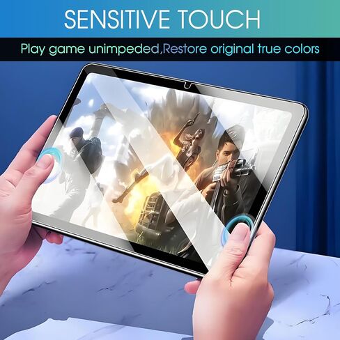 واقي شاشة مكون من قطعتين لجهاز Samsung S10 Lite/S10 FE/S9/S9 FE/S8/S7، واقي شاشة من الزجاج المقوى لجهاز Samsung Tablet، صلابة 9H، مضاد للخدش، تركيب خالٍ من الفقاعات، شفاف عالي الدقة، رفيع للغاية، مضاد لبصمات الأصابع in Saudi Arabia