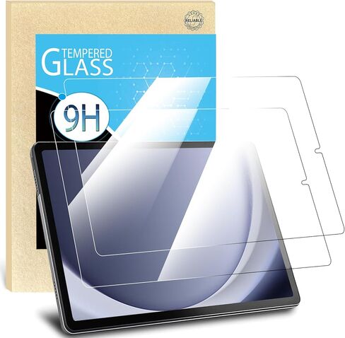 2 Pack Screen Protector for Samsung S10 Lite/S10 FE/S9/S9 FE/S8/S7, Tempered Glass Screen Protector for Samsung Tablet, 9H Hardness, Anti-Scratch, Bubble-Free Installation, HD Clear, Ultra-Thin, Anti-Fingerprint in Saudi Arabia