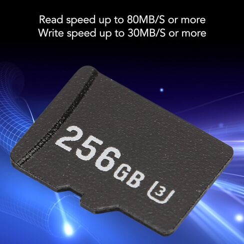 Memory Card High Speed Read Speed Up to 80MB Each S Write Speed Up to 30MB Each S Mini Memory Card U3 Memory Card for Car Action Cameras DV Digital Cameras (256GB) in Saudi Arabia