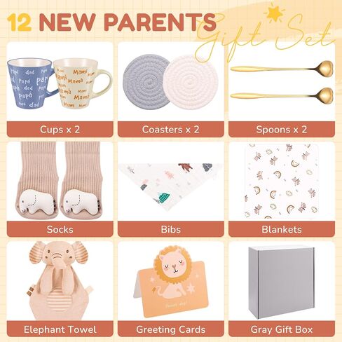 New Mom Gifts for Women, Pregnancy Gifts for Expecting Mom, New Parents Gift Basket for Couples, Best Gender Reveal Gift Ideas, Baby Shower Present for Parents to Be in Saudi Arabia