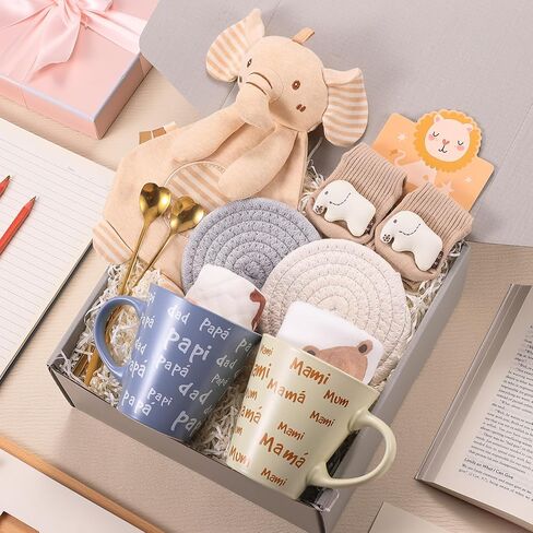 New Mom Gifts for Women, Pregnancy Gifts for Expecting Mom, New Parents Gift Basket for Couples, Best Gender Reveal Gift Ideas, Baby Shower Present for Parents to Be in Saudi Arabia