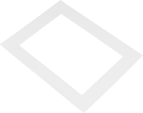 SHEUTSAN Picture Mat for Photo Framing, 8x10 Inch with 5x7 Inner Opening, White, 50 Pack in Saudi Arabia