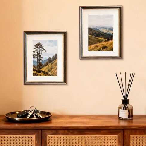 SHEUTSAN Picture Mat for Photo Framing, 8x10 Inch with 5x7 Inner Opening, White, 50 Pack in Saudi Arabia