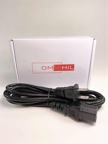 OMNIHIL [مدرج في قائمة UL] سلك طاقة تيار متردد بطول 8 أقدام متوافق مع efuy X8 Pro SES وX10 Pro Omni in Saudi Arabia
