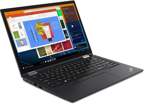 لاب توب لينوفو ثينك باد X13 يوجا بشاشة تعمل باللمس، انتل كور i5-10210U، 16 جيجا DDR4، 256 جيجا اس اس دي، لوحة مفاتيح بإضاءة خلفية، HDMI، شاشة عالية الدقة 13.3 بوصة، 2 في 1 كمبيوتر محمول ويندوز 11 برو (متجدد) in Kuwait