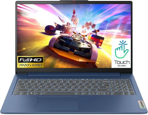 كمبيوتر محمول Lenovo Idea Pad 3 Touch باللون الأزرق AMD Ryzen 7 8-core يصل إلى 4.6 جيجا هرتز، 15.6 بوصة FHD، 16 جيجا بايت رام، 512 جيجا بايت SSD، ويندوز 11 (15A - متجدد) in Kuwait