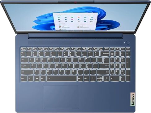 كمبيوتر محمول Lenovo Idea Pad 3 Touch باللون الأزرق AMD Ryzen 7 8-core يصل إلى 4.6 جيجا هرتز، 15.6 بوصة FHD، 16 جيجا بايت رام، 512 جيجا بايت SSD، ويندوز 11 (15A - متجدد) in Kuwait