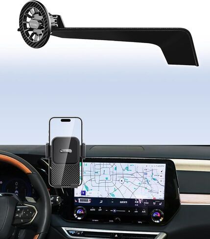 حامل هاتف Lexus RX350 RX350h RX450h+ RX500h TX350 TX500h TX550h+ 2023-2026 ملحقات السيارات حامل الهاتف المغناطيسي لـ MagSafe، حامل هاتف مغناطيسي (يناسب فقط 14 بوصة، غير مناسب 9.8 بوصة) in Kuwait