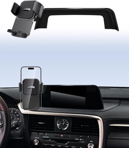 حامل هاتف Lexus RX350 RX350h RX450h+ RX500h TX350 TX500h TX550h+ 2023-2026 ملحقات السيارات حامل الهاتف المغناطيسي لـ MagSafe، حامل هاتف مغناطيسي (يناسب فقط 14 بوصة، غير مناسب 9.8 بوصة) in Kuwait