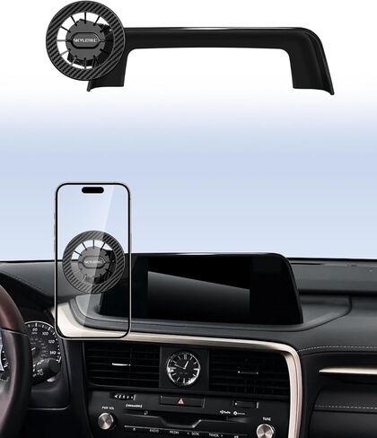 حامل هاتف Lexus RX350 RX350h RX450h+ RX500h TX350 TX500h TX550h+ 2023-2026 ملحقات السيارات حامل الهاتف المغناطيسي لـ MagSafe، حامل هاتف مغناطيسي (يناسب فقط 14 بوصة، غير مناسب 9.8 بوصة) in Kuwait