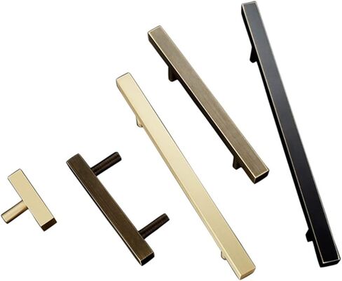 Cabinet Drawer Handle Square Cabinet Handles Furniture Drawer Handles Solid Brass Cabinet Door Handles Hardware Knob(C -1047-96) in Kuwait