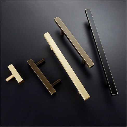 Cabinet Drawer Handle Square Cabinet Handles Furniture Drawer Handles Solid Brass Cabinet Door Handles Hardware Knob(C -1047-96) in Kuwait