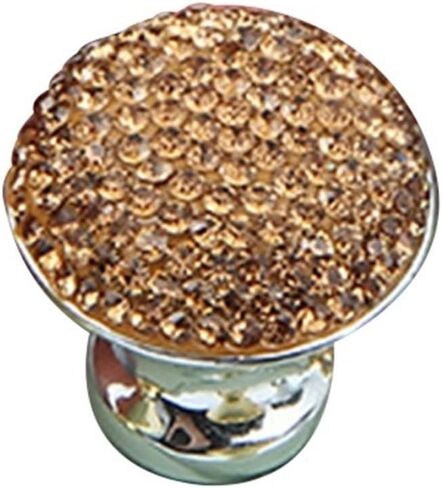 Cabinet Drawer Handle Crystal Handle Diamond Knob Modern Cabinet Drawer Wardrobe Door Knobs Furniture Hardware Shiny Crystal Ball Single Hole Handles(Gray) in Saudi Arabia