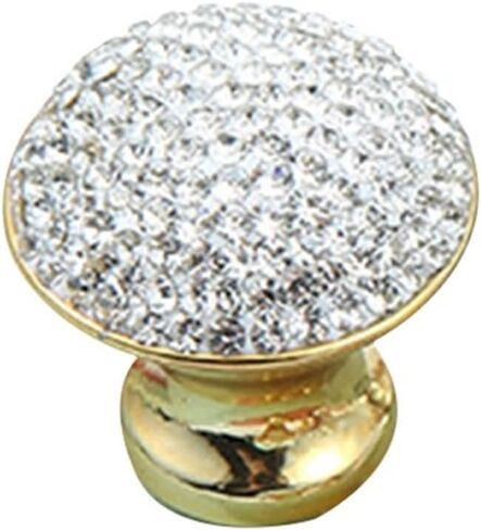 Cabinet Drawer Handle Crystal Handle Diamond Knob Modern Cabinet Drawer Wardrobe Door Knobs Furniture Hardware Shiny Crystal Ball Single Hole Handles(Gray) in Saudi Arabia