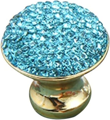 Cabinet Drawer Handle Crystal Handle Diamond Knob Modern Cabinet Drawer Wardrobe Door Knobs Furniture Hardware Shiny Crystal Ball Single Hole Handles(Gray) in Saudi Arabia
