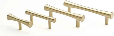 Cabinet Drawer Handle Brass Gold Cabinet Handles Furniture Hardware T Handles Kitchen Door Handles Drawer Handles(C-2032-64) in Saudi Arabia