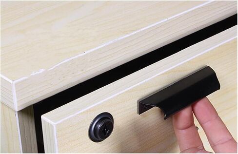 Cabinet Drawer Handle 2 Pack Aluminum Cabinet Cabinet Drawer Handles and Knob Door Handles for Sliding Doors and Windows Furniture Accessories(Gold) in Kuwait