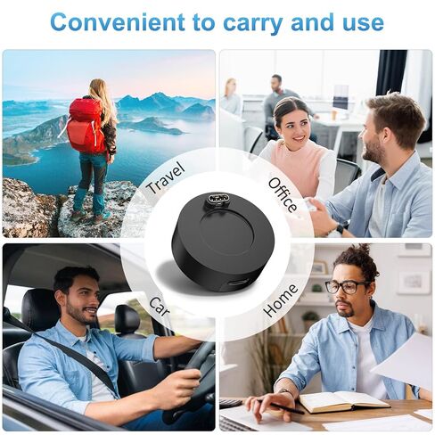 قاعدة شاحن USB C من Meliya لساعة Garmin، قاعدة شحن مطورة لساعة Garmin Fenix ​​7 7S 7X 6 6S 6X 5 5S Plus، Forerunner 245 945، Instinct، Vivoactive 4 4S 3، Venu، قاعدة شحن فقط in Saudi Arabia