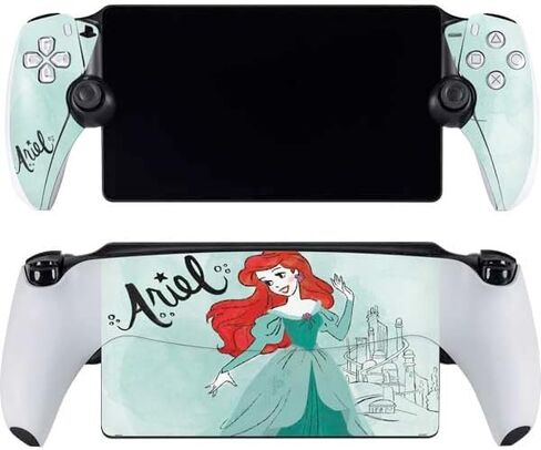 Skinit Decal Gaming Skin Compatible with PlayStation Portal Remote Player - Officially Licensed Disney Princess Ariel Gizmos and Gadgets Art Design in Saudi Arabia