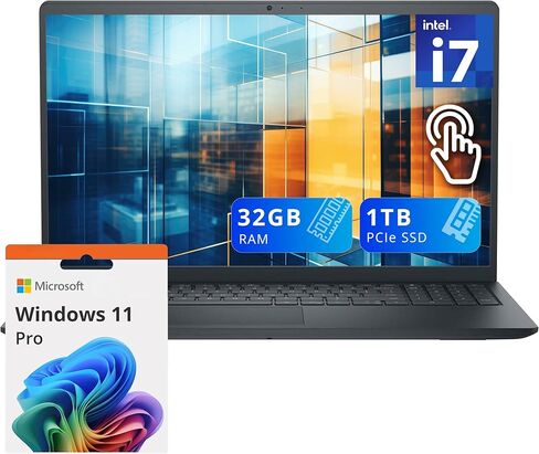 لاب توب Dell Pro 14 Plus - شاشة لمس 14 بوصة FHD+ 300 شمعة في المتر المربع - Intel Core Ultra 7 268V - 512 جيجا SSD - 32 جيجا رام - Windows 11 pro in Kuwait