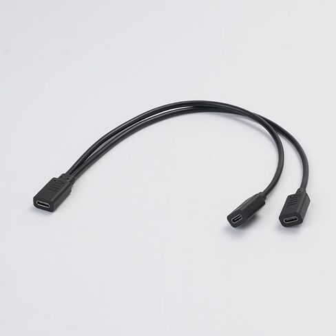 USB C Splitter to Female Adapter Y Splitter Cable Port Charging Split Adapter Type C Charging in Saudi Arabia