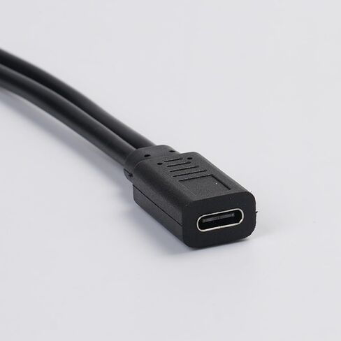 USB C Splitter to Female Adapter Y Splitter Cable Port Charging Split Adapter Type C Charging in Saudi Arabia