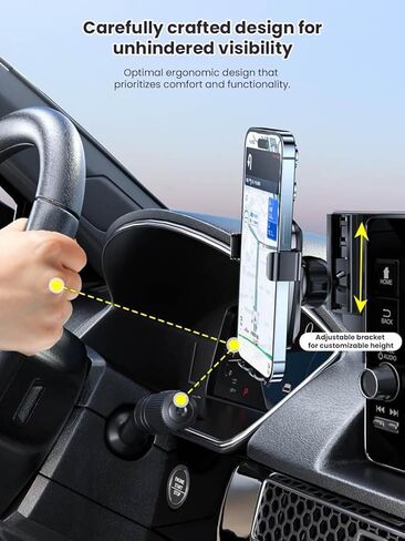 Martoffes™ حامل هاتف شاشة مصنوع من أجل Ford EcoSport 2018 إلى 2022 (شاشة لمس 8.0 بوصة) شاشة لوحة القيادة ملحقات حامل الهاتف الخليوي in Saudi Arabia