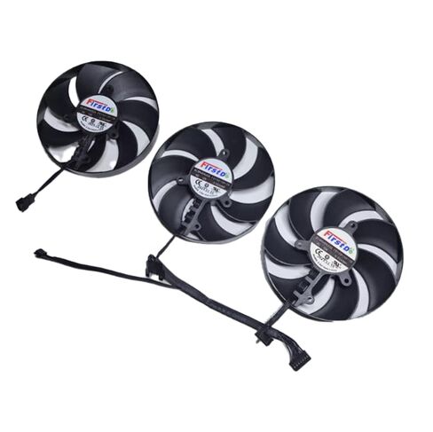 BestParts CF1015U12D 6 Pin DC 12V 6 واط 12 فولت 16 ديسيبل 95 مم بطاقة رسومات فيديو GPU استبدال مروحة تبريد ASUS Strix TUF RTX 4090 RTX4080S 4090 RX 7900 TUF RX 7900 XT 7900xt 20G in Saudi Arabia