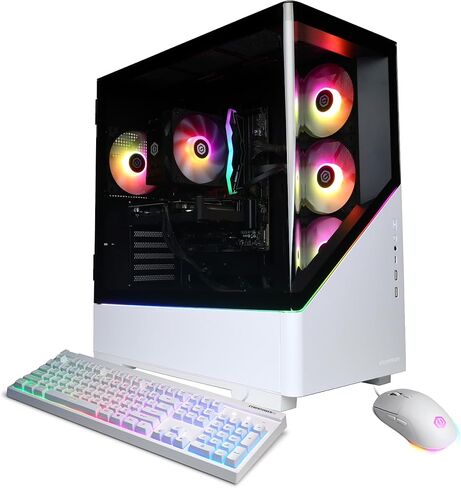 كمبيوتر ألعاب CyberPowerPC Gamer Xtreme VR، Intel Core Ultra 7 265F 2.4 جيجا هرتز، GeForce RTX 5050 8 جيجا، 16 جيجا DDR5، 2 تيرابايت PCIe 4.0 SSD، WiFi جاهز ونظام التشغيل Windows 11 Home (GXiVR8800A4) in Saudi Arabia