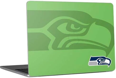 غلاف كمبيوتر محمول من Skinit متوافق مع جهاز MacBook Air 13in M4 (2025) - تصميم شعار NFL Seattle Seahawks Retro مرخص رسميًا in Kuwait