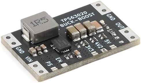 5Pcs XL63020 4.2V Lithium Battery USB Auto Buck-Boost Power Module Low Ripple for Microcontroller TPS63020 in Saudi Arabia