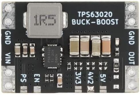 5Pcs XL63020 4.2V Lithium Battery USB Auto Buck-Boost Power Module Low Ripple for Microcontroller TPS63020 in Saudi Arabia