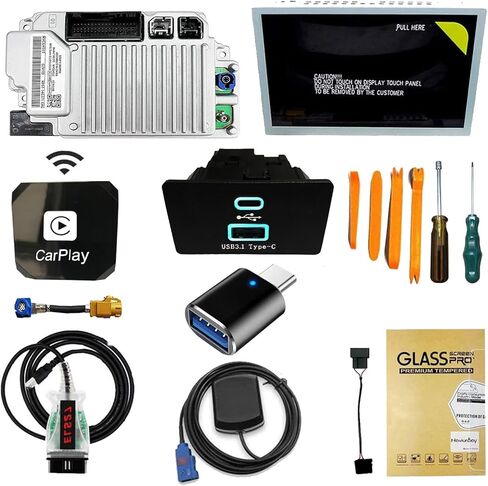 2021 SYNC 2 to SYNC 3 Upgrade Kits for Ford F350, Wireless Carplay SYNC 3.4 Interface Module 8-Inch Capacitive Touch Screen APIM Module, GPS Navigation Antenna (2012-2017 Ford F350) in Saudi Arabia