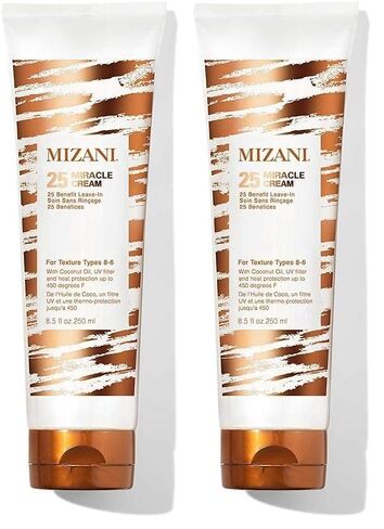Mizani 25 Miracle Leave-In Cream | Adds Lightweight Moisture & Touchable Softness | with Coconut Oil | for Curly Hair | 8.5 Fl Oz in Saudi Arabia